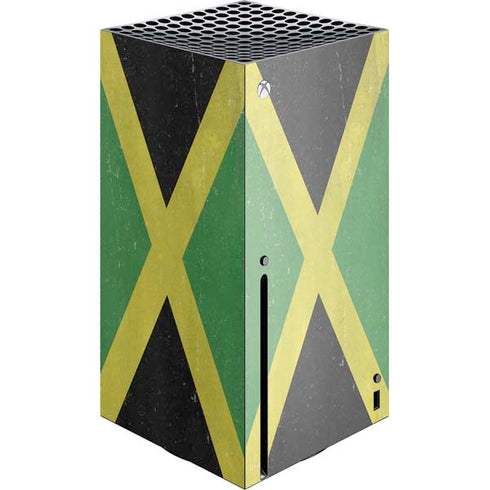 Jamaica Flag Distressed Xbox Series X Skins